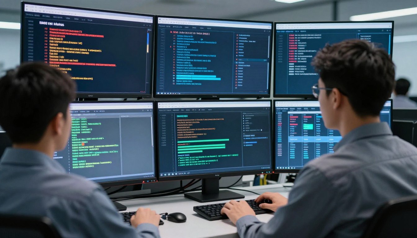 Security analyst addressing common threat detection challenges like alert fatigue and false positives