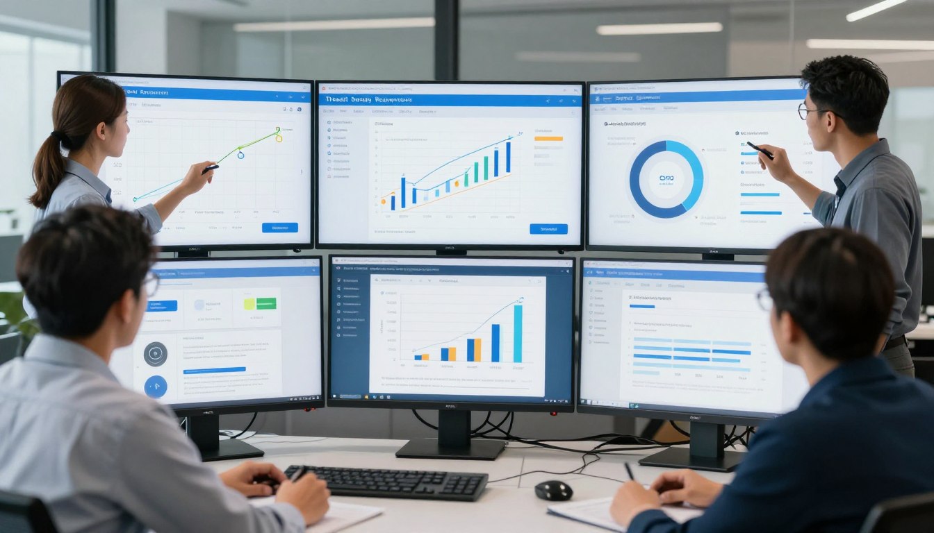 Security team evaluating different threat detection tools based on organizational requirements