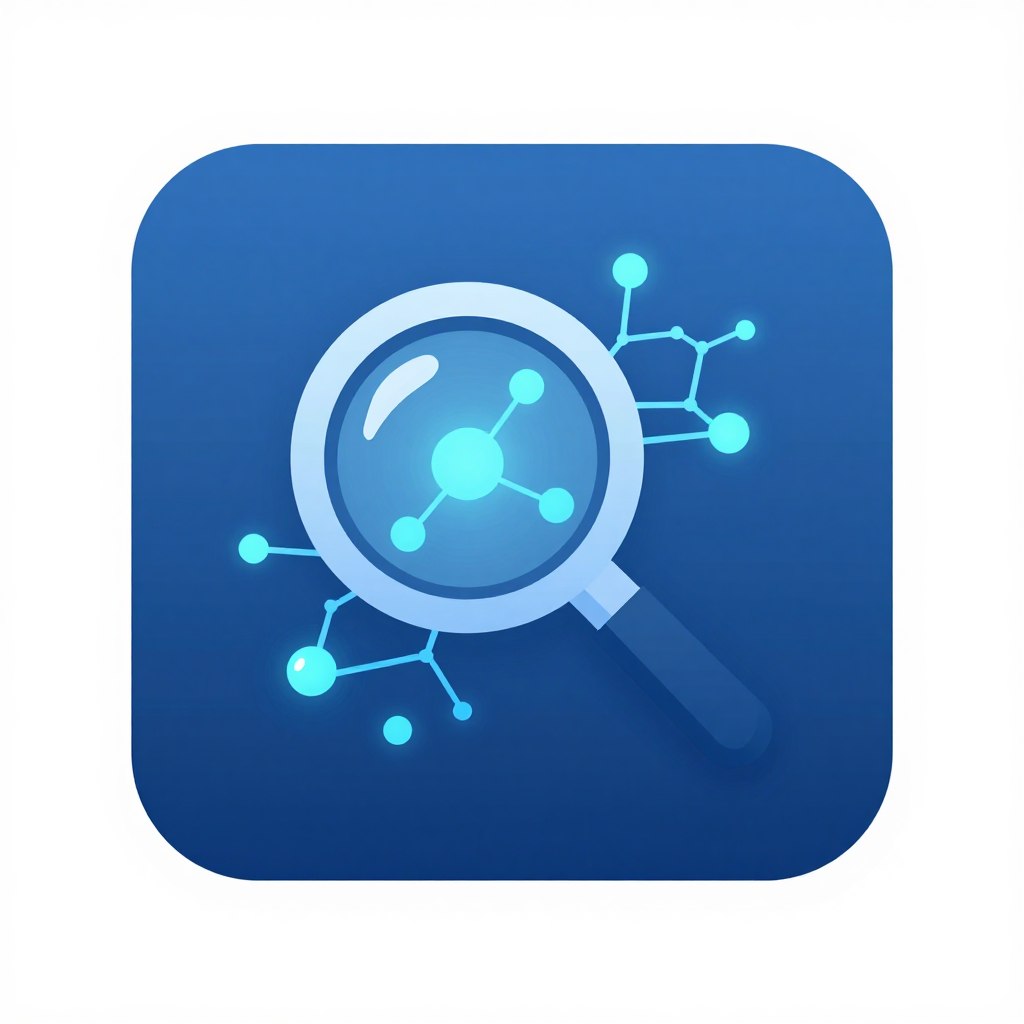 Autonomous threat hunting AI system icon