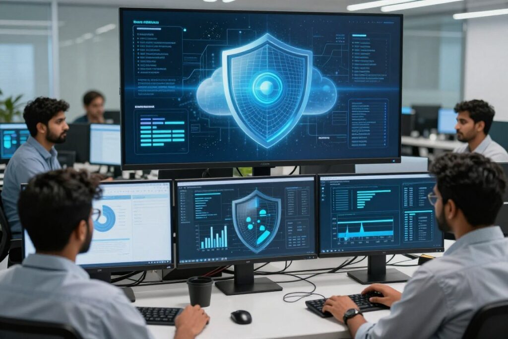 Security Team Evaluating Data Control in Cloud and On-premise Systems